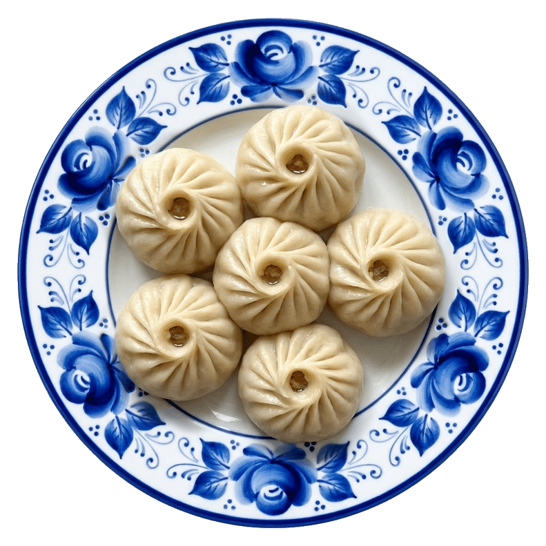 Buuzy (Buryat dumplings)