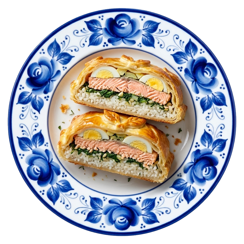 Fish kulebyaka