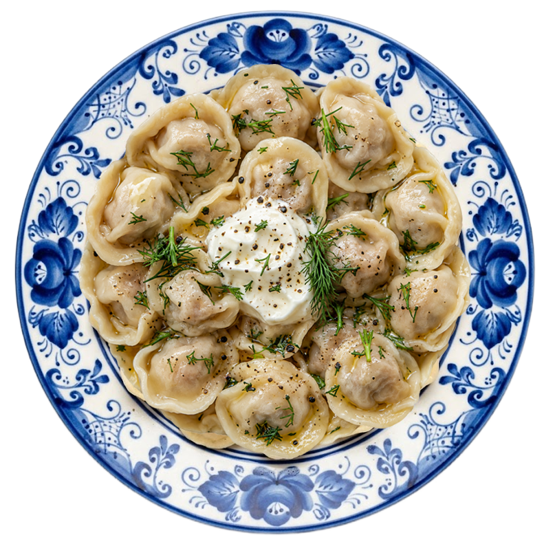 Pelmeni (dumplings)