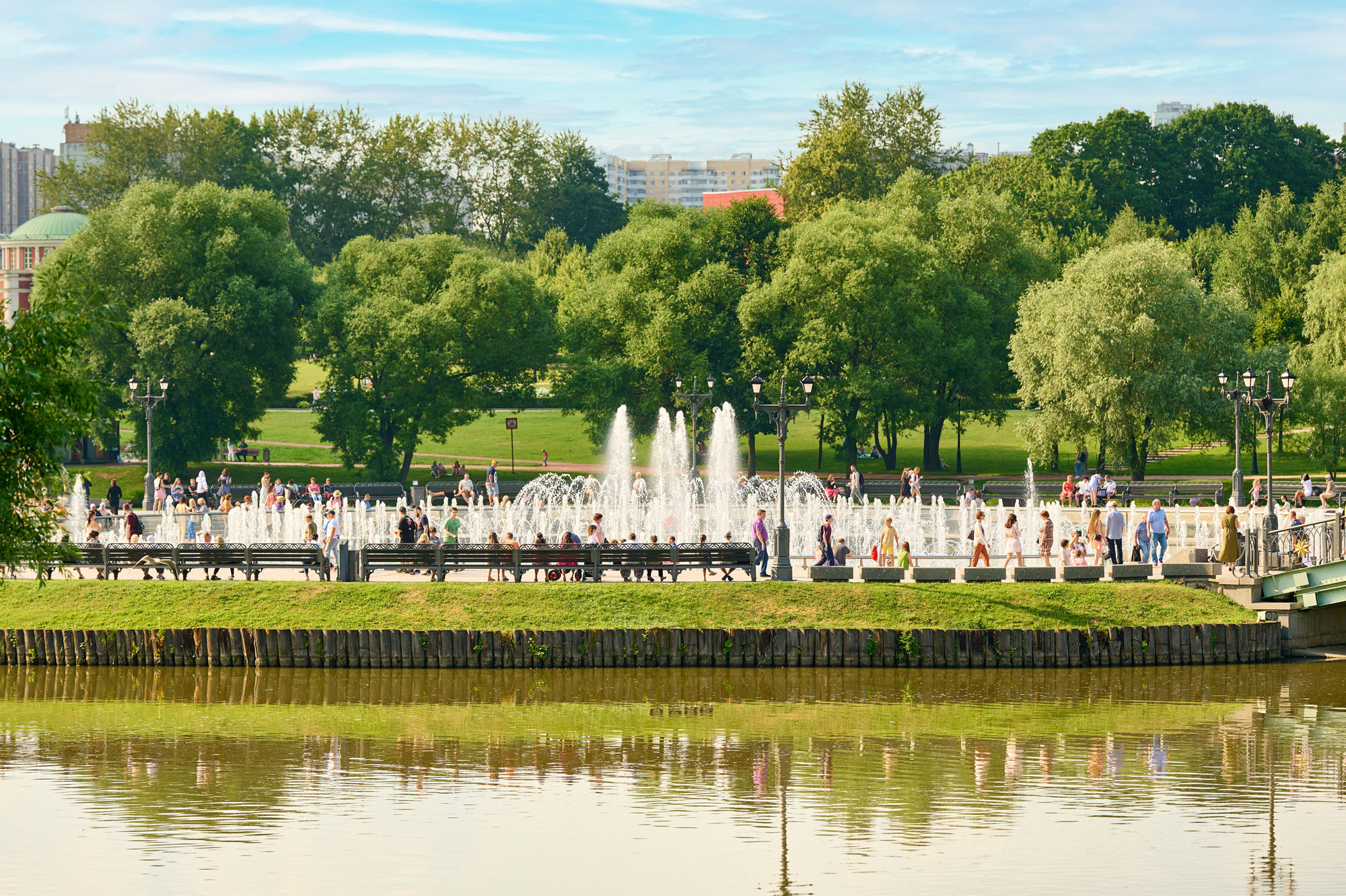 Watch the musical fountains